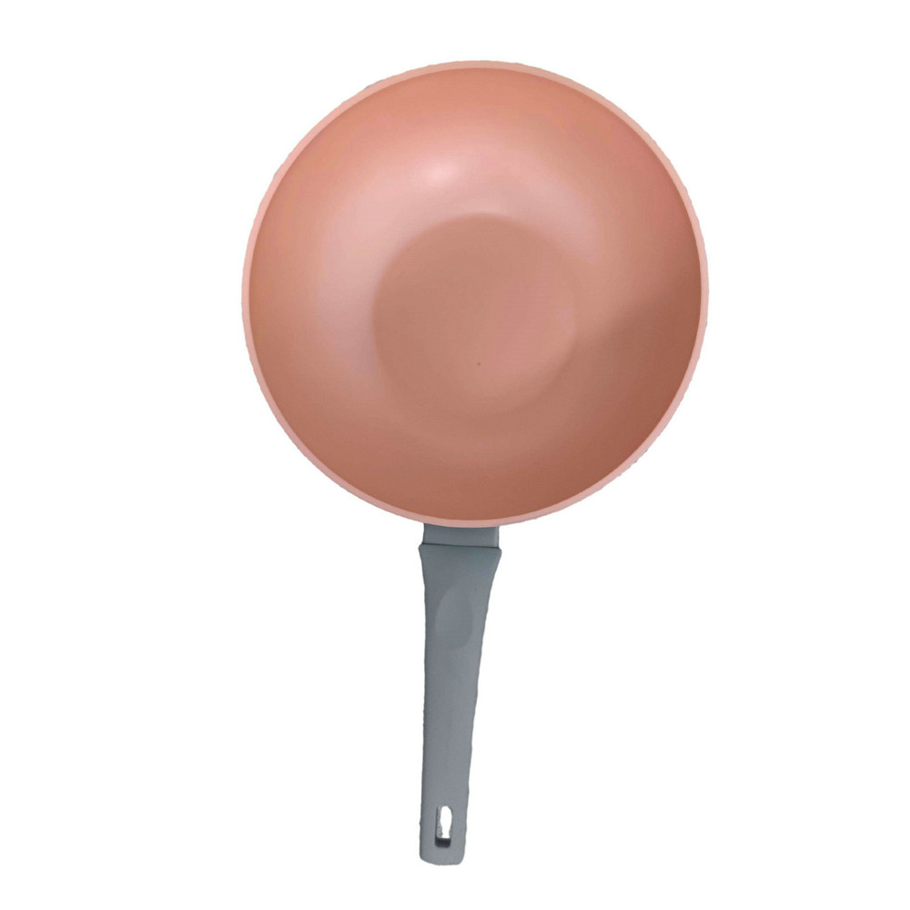 유리 뚜껑이 있는 요리용 깊은 프라이팬 비스틱 알루미늄 소테 팬