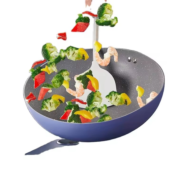 프라이팬 비 스틱 냄비 밀 쌀 돌 프라이팬 주방 조리기구 세트 가정용 평면 바닥 냄비 전체 세트