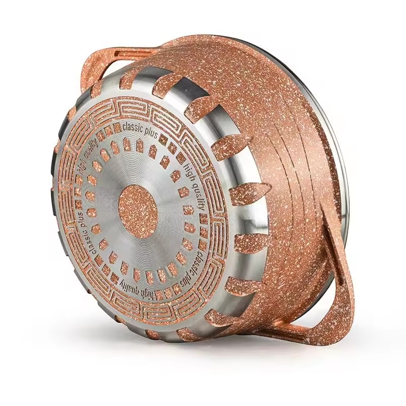 Zhiye 2024 알루미늄 요리 냄비와 팬 주방 비 스틱 조리기구 요리 도구 주방 조리기구