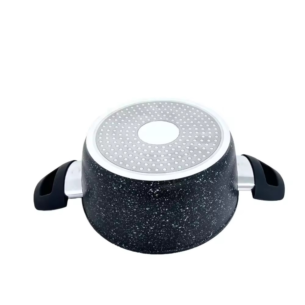 베이클라이트 손잡이를 가진 고전적인 요리 냄비 다른 용량 알루미늄 합금 수프 냄비