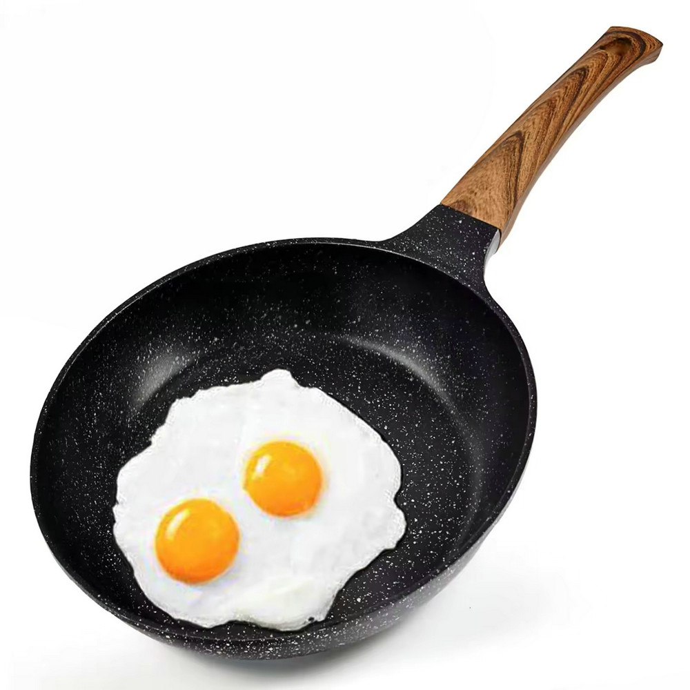 맞춤형 로고 비스틱 알루미늄 합금 유도 프라이팬 계란 팬 오믈렛 팬